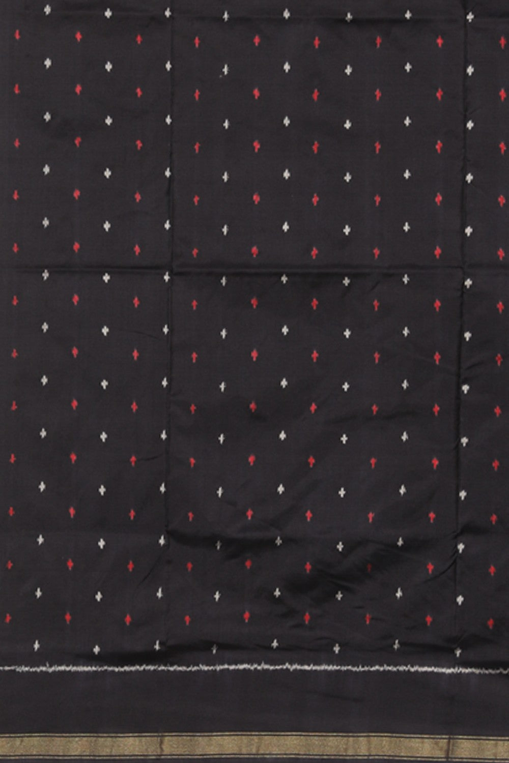 Image of Pochampally Ikat Silk Red Saree